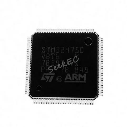 STM32H750VBT6 LQFP100 Electronic Components Mcu 32-Bit Stm32H750Vb Arm M7 Risc 128Kb Flash Lqfp Stm32H7 Chip Ic