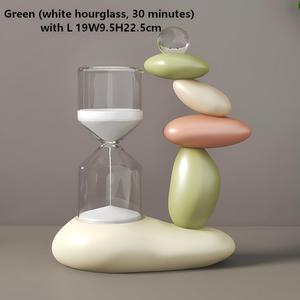 <span class=keywords><strong>Sablier</strong></span> magnétique en résine porte-bonheur, décoration Feng Shui moderne, ornement d'équilibre peint à la main, pour salon, bureau, entrée, cadeau porte-bonheur - Product Image 6