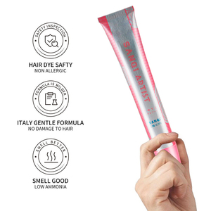 Crema <span class=keywords><strong>de</strong></span> Coloración Profesional para el Cabello - Increíble <span class=keywords><strong>Color</strong></span> Gris Plateado, Rubio Platino Cenizo Helado, Tinte Permanente para Peinados - Product Image 2