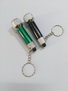 Biểu tượng tùy chỉnh pin keychain mini <span class=keywords><strong>LED</strong></span> đèn pin cho quà tặng và trẻ em khuyến mại Keychain đèn pin - Product Image 4