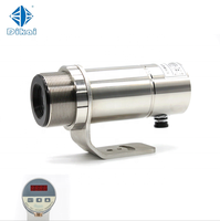 Dikai IRPT Infrared Pyrometer LED Stainless Steel IP65 Tahan Suhu Tinggi (50~1300C) untuk Proses Pemanasan Logam