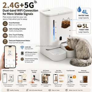 Distributeur automatique de <span class=keywords><strong>nourriture</strong></span> et d'eau <span class=keywords><strong>pour</strong></span> chats avec caméra HD et audio bidirectionnel, alimenté par Wi-Fi - Product Image 2