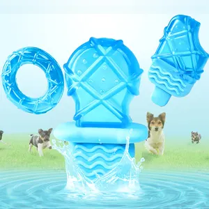 गर्मी की गर्मी को ठंडा करने के लिए समर चिल डॉग पॉप्सिकल पालतू जानवरों की आपूर्ति पानी से जमे हुए पॉप्सिकल कुत्ते के दांत निकलने का खिलौना सेट