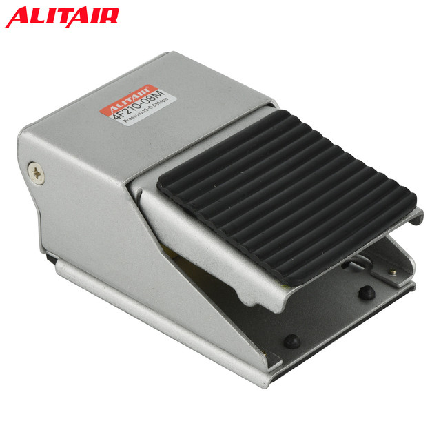 4 Series 4F210-08L Direct Acting 4F210-08L 5 Port 2 Way Pneumatic Air Foot Switch Pedal Control Valve With Lock