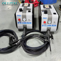 Machine de nettoyage à glace sèche Ollital P60 pour le detailing automobile et la sablage à glace sèche, machine de sablage à glace sèche portable