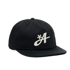 OEM Custom Logo <b>Cap</b> Rubber Patch 5 Panel <b>Flat</b> Brim Snapback Cotton <b>Hat</b> - Product Image 4