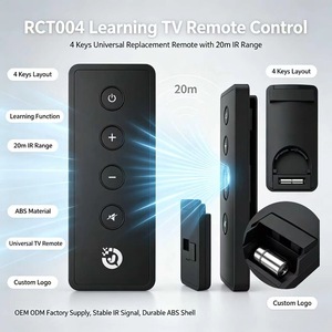 Factory Customized 4-Button IR Remote <strong>Control</strong> for Home Appliances <strong>TV</strong> Audio/Video Players-OEM/ODM Service ABS Plastic Silicone - Product Image 6