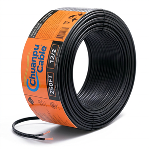 Câble d'éclairage paysager basse tension 12/2, résistant aux UV et étanche, pour l'enterrage direct en extérieur, idéal pour les spots <span class=keywords><strong>de</strong></span> jardin et <span class=keywords><strong>de</strong></span> <span class=keywords><strong>chemin</strong></span> - Product Image 1