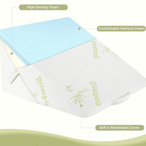 Triangle Pillow 120x10x15cm Foam Anti-Snore Support <b>For</b> Pregnancy Postoperative Care Acid Reflux Relief - Product Image 5