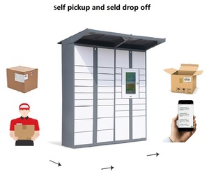 Sistema de bloqueo de paquetes al aire libre, casillero de seguridad inteligente, armario de almacenamiento electrónico, caja inteligente - Product Image 3
