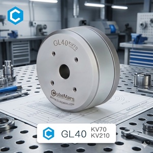 Motor CC sin escobillas Cubemars GL40 original con bajo torque de encogimiento para piezas de cardán de drones DIY - Product Image 1