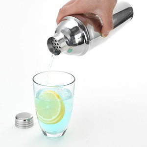 Logo personnalisé direct d'usine en métal 350/550/750ml en acier inoxydable Premium Drink <span class=keywords><strong>Shaker</strong></span> pour barman - Product Image 5