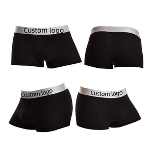 Özel logo örme Polyester fabrika doğrudan tedarik çok renkler moda erkek boksörler külot ucuz erkek iç çamaşırı - Product Image 4