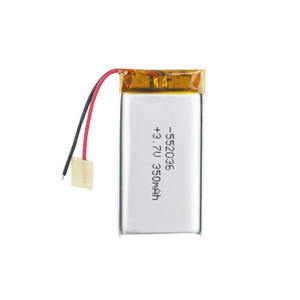 Baterai Li-ion 552036 <span class=keywords><strong>3</strong></span>.7V 340mAh 350mAh, baterai polimer Li-ion isi ulang - Product Image 3