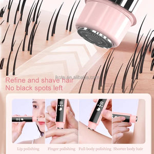 Afeitadora de doble cabeza <span class=keywords><strong>para</strong></span> mujer, de pelo <span class=keywords><strong>para</strong></span> Bikini recortadora, máquina de depilación impermeable multifuncional <span class=keywords><strong>para</strong></span> el hogar - Product Image 5