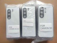 Coque de téléphone par sublimation TPU+PC à prix d'usine avec plaque en aluminium pour Techno Camon 50 50pro 40 40pro – Coque de téléphone à transfert thermique