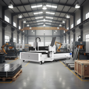 CE認証取得済みファイバーレーザー切断機、炭素鋼、ステンレス鋼、金属板用、専門メーカー、3000W-12000W - Product Image 1