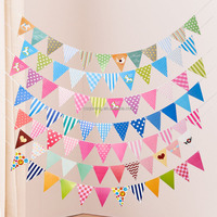 Drapeaux et bannières festifs personnalisés pour anniversaire, forme carrée, impression en relief, décorations de fête en papier pour les fêtes