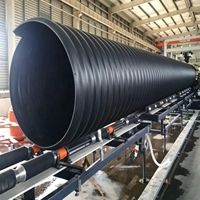 Tubería de Drenaje de HDPE Reforzada con Cinta de Acero de Grado Industrial para Sistemas de Gestión de Aguas Residuales y Pluviales