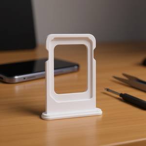 Bandeja para Tarjeta SIM para iPhone 15 Pro 15 Pro Max Blanca - Product Image 3