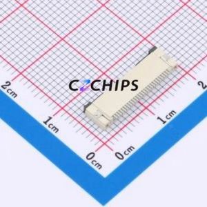 XW0520012-270R-001 FFC/FPC Connector SMD,P=0.5mm,Horizontal Mount Connector Flip Cover Type Bottom Contact 27P 0.5mm - Product Image 2