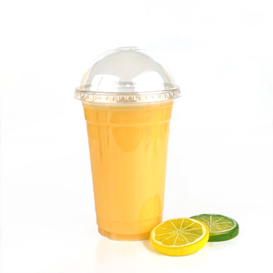 98-20oz PET cup with lid Wholesale Price Eco-friendly Disposable Plastic for cold beverage