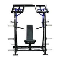 Machine de musculation des épaules à pression divergente professionnelle, robuste, à charge par plaques, pour salle de sport