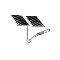 ZGSM - Farolas Solares LED Integradas para Exteriores, Impermeables, de 20, 30, 40, 50 y 60 Vatios