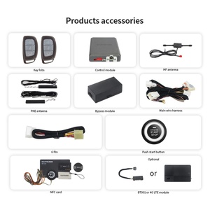 ชุดสตาร์ทเตอร์รีโมท EASYGUARD PKE สำหรับ Elantra ปี 04-11/ 12-15/16-19  ปุ่มสตาร์ทแบบกด  ระบบเข้ารถแบบไร้กุญแจ - Product Image 2