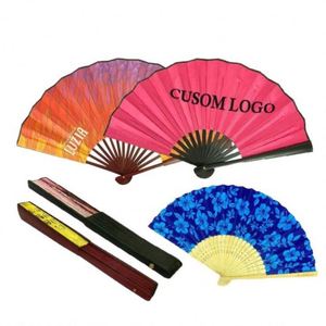 Customized Logo and Package Fairy Style Painted Bamboo <b>Hand</b> <b>Fan</b> - Product Image 3
