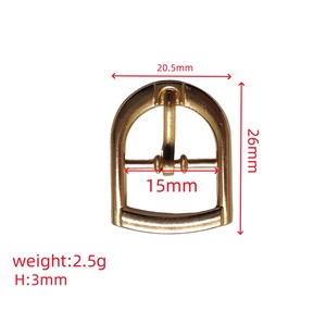 Nolvo World 6 couleurs 15 mm <span class=keywords><strong>boucle</strong></span> de ceinture en métal boucles de sac mignonnes pour femmes pièces et accessoires de sac spéciaux - Product Image 2