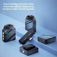 Microphone Lavalier Sans Fil H13 Carré Quatre-en-un avec Réduction du Bruit et Réponse en Fréquence de 20Hz-20KHz
