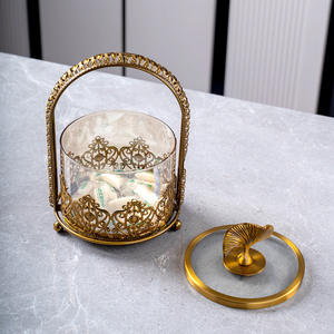 Boîte de rangement pour fruits en verre transparent, boîte de rangement ronde et portable en verre avec couvercle pour tasse et feuille d'érable - Product Image 4