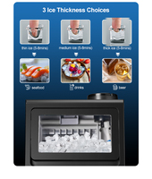 Máquina para Hacer Cubos de Hielo Industrial y Comercial Multifuncional de Excelente Calidad, Uso Comercial, Potente, 5 kg, Alta Automatización