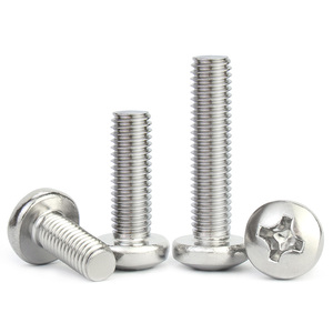 Tornillos de Cabeza Phillips de Acero Inoxidable 316, Tornillos de Cabeza Redonda M2-M8 para Interruptores y Enchufes - Product Image 3