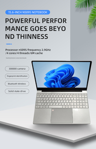 Bán buôn New toai hiệu suất cao 15.6-inch PC Intel n5095 Quad Core win10 hệ thống kinh doanh máy tính xách tay máy ảnh 180 mở - Product Image 2