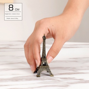 Europeo creativo in ferro torre <span class=keywords><strong>Eiffel</strong></span> parigi ornamento di moda artigianato all'ingrosso regali personalizzati stampa bronzo oggetti di scena per tiro - Product Image 6