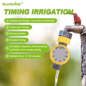 Minuteur de robinet SUNSHINE à une sortie pour l'arrosage des jardins, <span class=keywords><strong>minuterie</strong></span> de robinet de 2 heures, <span class=keywords><strong>minuterie</strong></span> de contrôle du débit d'eau pour l'irrigation des jardins - Product Image 2