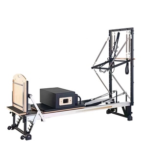 Vendita Diretta: Attrezzatura per Yoga e <span class=keywords><strong>Pilates</strong></span> in Lega di Alluminio, Reformer con Mezzo Trapezio, Equipaggiamento Commerciale per Palestra, <span class=keywords><strong>Pilates</strong></span> Femminile - Product Image 2