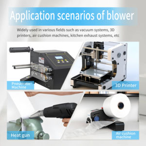 DC 24V Elektrisches Zentrifugalgebläse Hochdruck 18,6 kPa Luftgebläse 52000 U/min Turbolüfter Aluminiumlegierung-Blätter OEM Anpassbar - Product Image 6