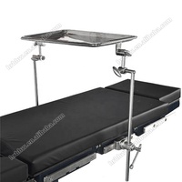Accessoire complet de plateau d'instrument de bras unique de table chirurgicale d'attachement de plateau de Mayo SS304