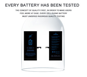 KL ลิเธียมไอออนของแท้อุปกรณ์เสริมโทรศัพท์มือถือ<span class=keywords><strong>แบ</strong></span><span class=keywords><strong>ต</strong></span>เตอรี่ความจุสูงสำหรับ <span class=keywords><strong>iPhone</strong></span> 6S 7 8 PLUS X 11 12 13 15 PRO MAX 6g - Product Image 6