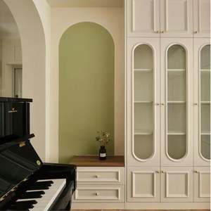 Armoires de style français haut de gamme, série crème blanche, luxe léger, dressing professionnel sur mesure, dressing walk-in - Product Image 2