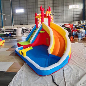 Castillo Inflable Familiar Mini Bouncer House con Piscina de Pelotas, Pequeño, para Niños Pequeños, Diversión Garantizada, NB-93003 Mini House - Product Image 4
