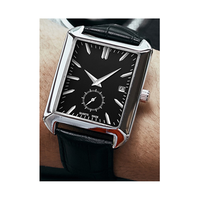 Montres en acier pour affaires, avec design d'usine et personnalisation par lots, dotées d'un calendrier et d'une petite aiguille des secondes, pour marque privée