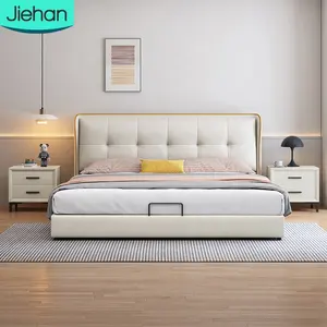 سرير مزدوج مثير للكبار بتصميم سرير كبير مزدوج سرير كبير مزدوج سرير خشبي رخيص الحجم مزدوج بالكامل