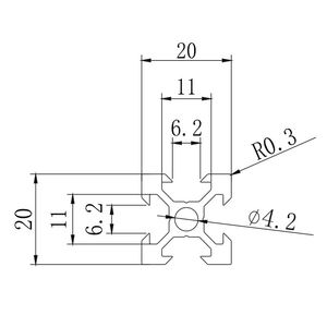Harga <span class=keywords><strong>Aluminium</strong></span> 6063 T5 Slot T <span class=keywords><strong>Per</strong></span> Kg profil <span class=keywords><strong>Aluminium</strong></span> ekstrusi untuk rel dan Cnc - Product Image 6