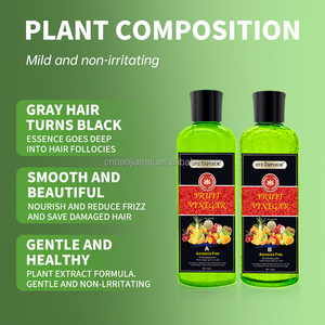 Crème colorante capillaire naturelle à base <span class=keywords><strong>de</strong></span> plantes avec extrait <span class=keywords><strong>de</strong></span> fruits et <span class=keywords><strong>vinaigre</strong></span> 100ml x 2 boîtes, couverture longue durée des cheveux gris, <span class=keywords><strong>gel</strong></span> colorant capillaire rapide - Product Image 3