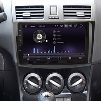 Autoradio android 2004, Quad Core, DVD, GPS avec carte gratuite, WIFI, stéréo, 2 din, lecteur multimédia pour voiture Mazda 3 (2013-11.0) et maxx axela