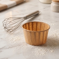 Moules à gâteaux à rebord roulé antiadhésifs et sûrs pour les aliments, résistants à la graisse, pour muffins et cupcakes, vente en gros directe d'usine